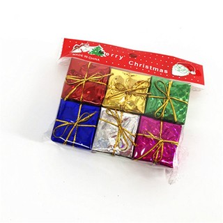 Trang trí noel mô hình hộp quà xốp