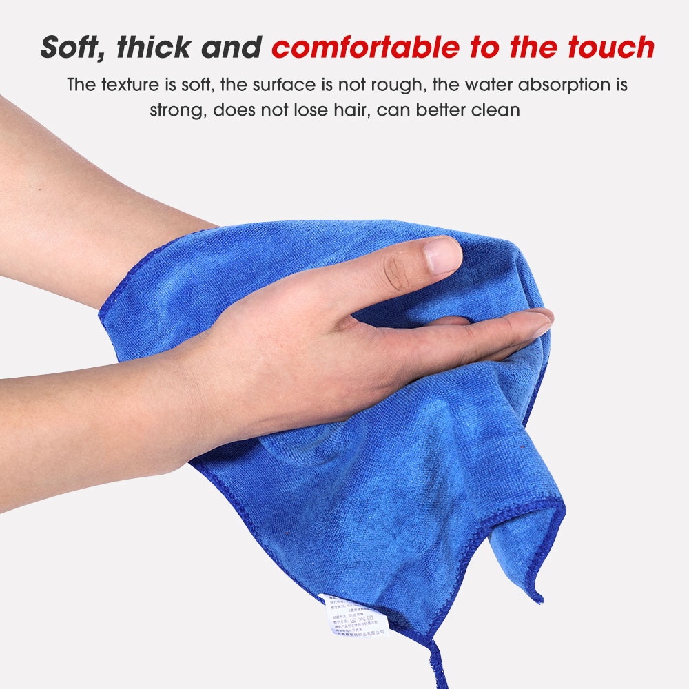 [Màu Sắc Ngẫu Nhiên] Khăn Lau Tay Mềm Mại Thấm Hút Cao Có Khóa Cài Đa Ứng Dụng Cho Hoạt Động Ngoài Trời
