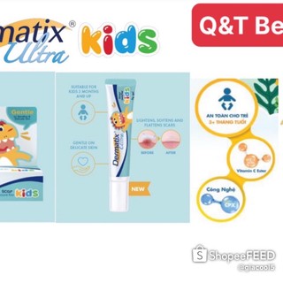 Kem mờ sẹo Em bé & người lớn [Dermatix 7g & Dermatix ultra kid]