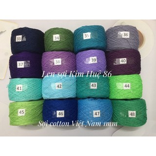 Sợi Cotton Việt Nam 1mm (từ màu 81 đến màu 87)