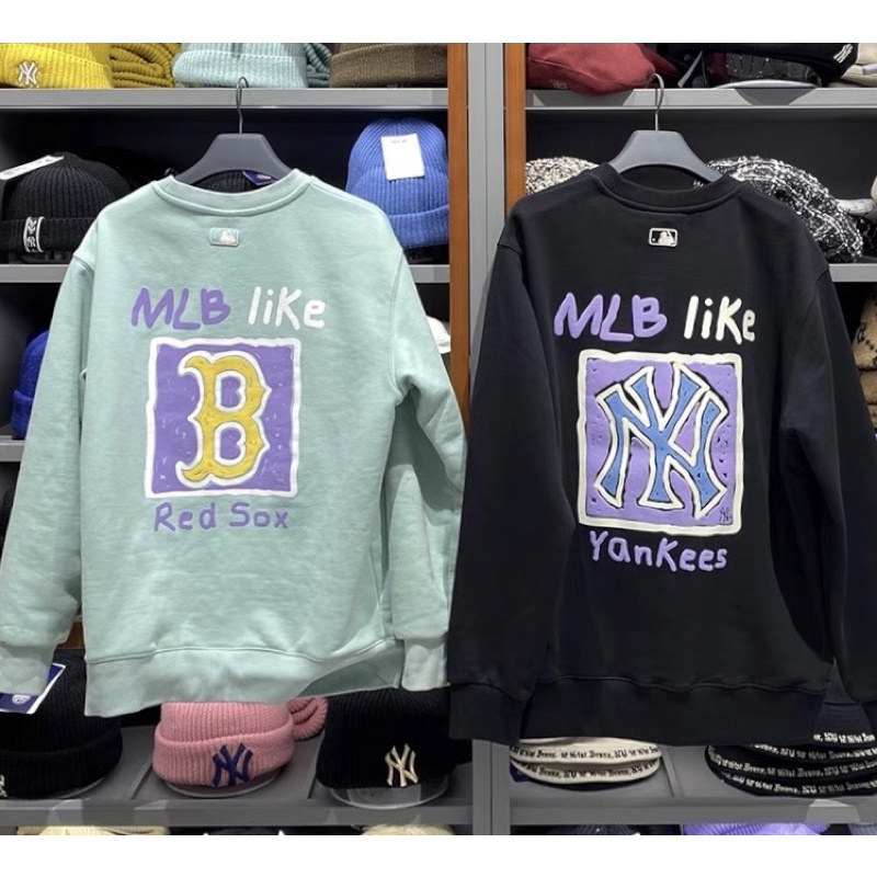 Áo nỉ sweater Mlb like