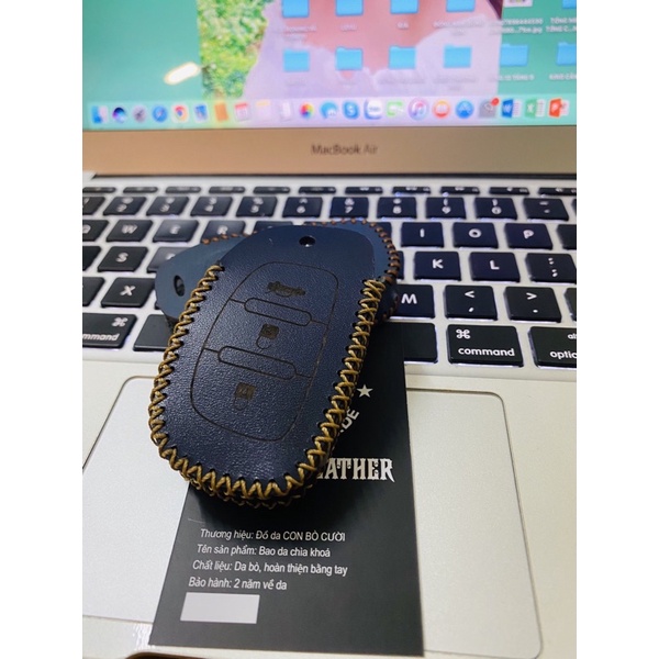 Bao da bảo vệ chìa khoá xe oto I10,ATLANTRA,TUCSION GIÁ TẬN XƯƠNG