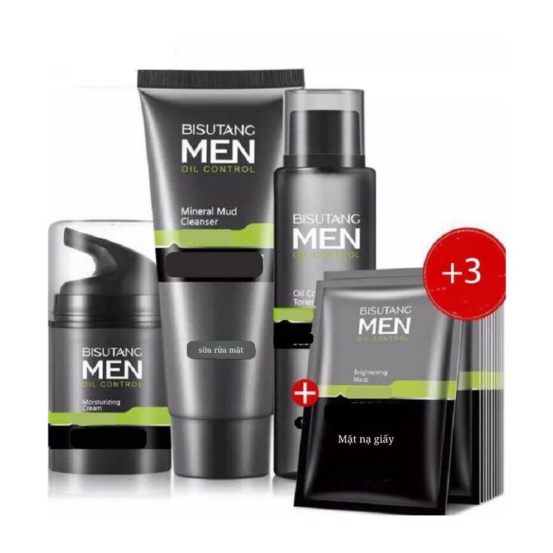Bộ sản phẩm chăm sóc da nam BISUTANG