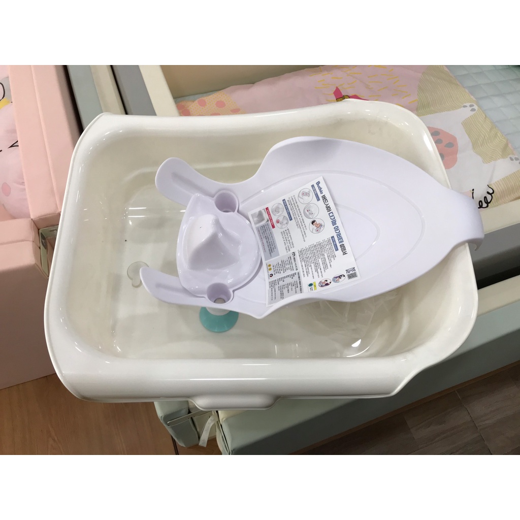 Bồn tắm cho bé sơ sinh từ 0-36 tháng tuổi nhập khẩu Budsia Hàn Quốc