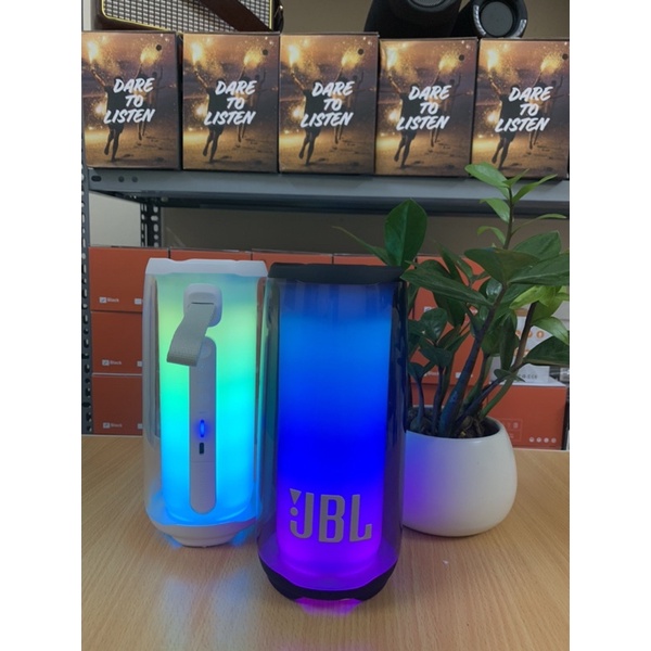 Loa Bluetooth JBL Pulse 5 Cao Cấp Âm Thanh Sống Động Công Suất Lớn Đèn Led Full 360 Độ Theo Nhạc Pin Trâu BH 12 Tháng