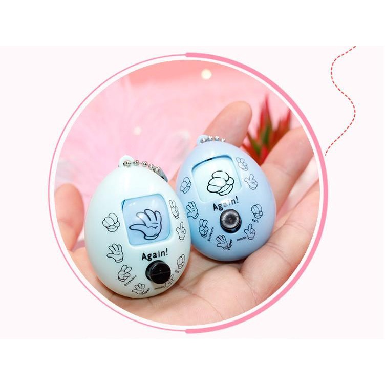 MÓC KHÓA TRỨNG TRÒ CHƠI OẲN TÙ XÌ BAO BÚA KÉO TUỔI THƠ T-CRAFT