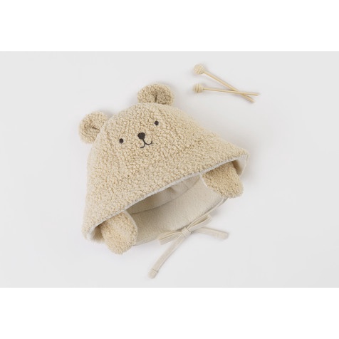 Happy Prince Mũ lông gấu cho bé Hàn Quốc