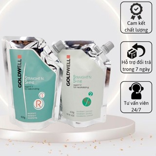 Thuốc Duỗi (Ép) Tóc - Thuốc uốn Tóc Nóng Goldwell 400ml X 2