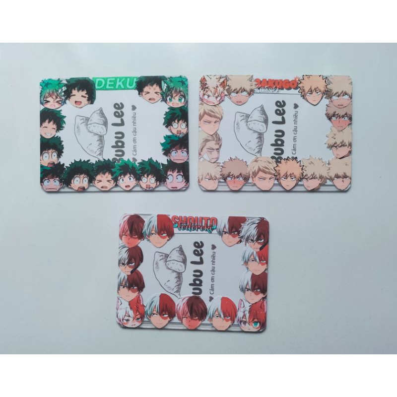 Thẻ nhựa trang trí bảo vệ card anime _ toploader decor anime