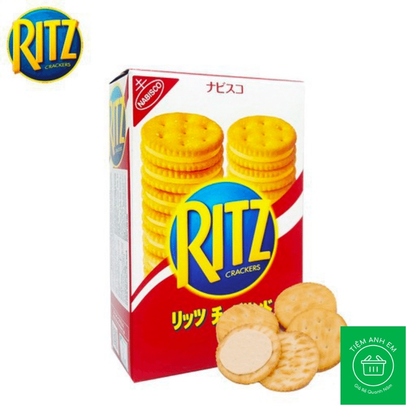 Bánh quy kẹp kem phô mai Ritz hộp 160g