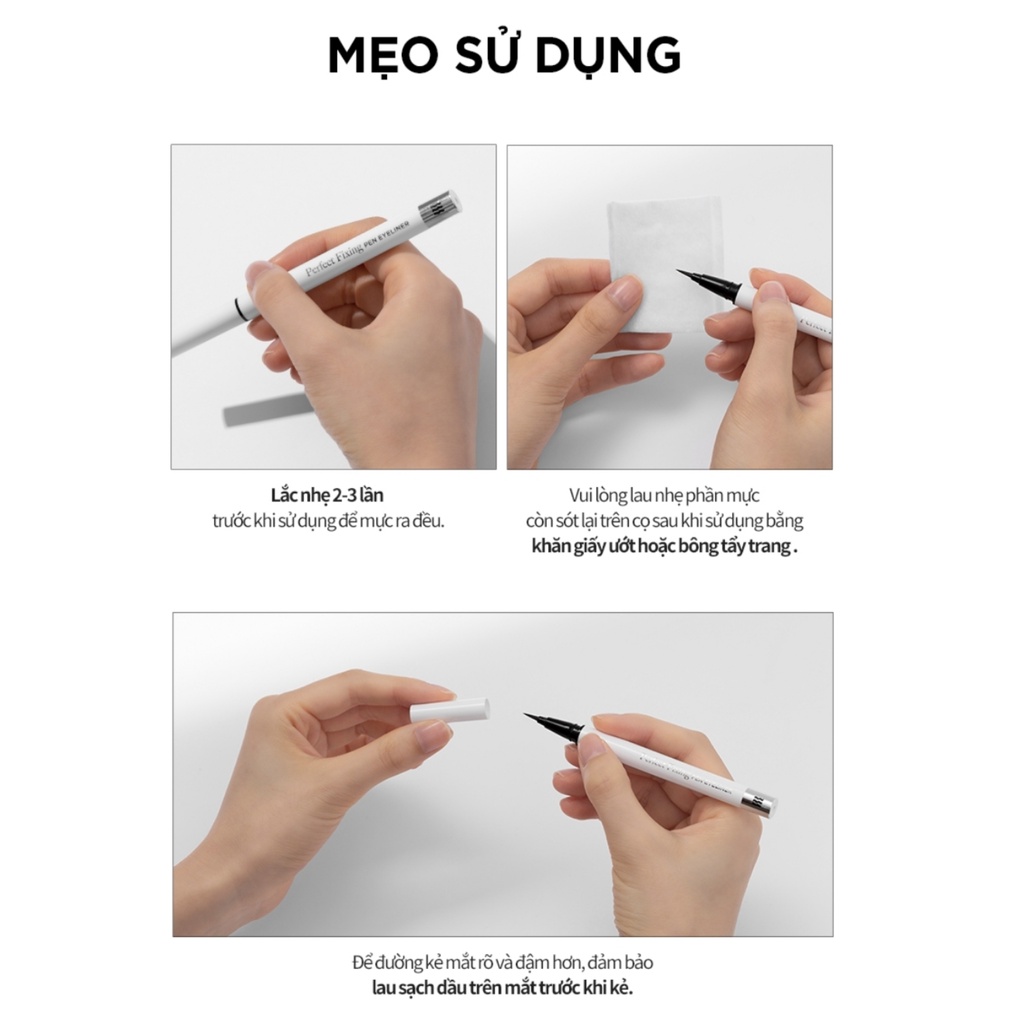 Kẻ mắt Merzy Perfect Fixing Pen Eyeliner