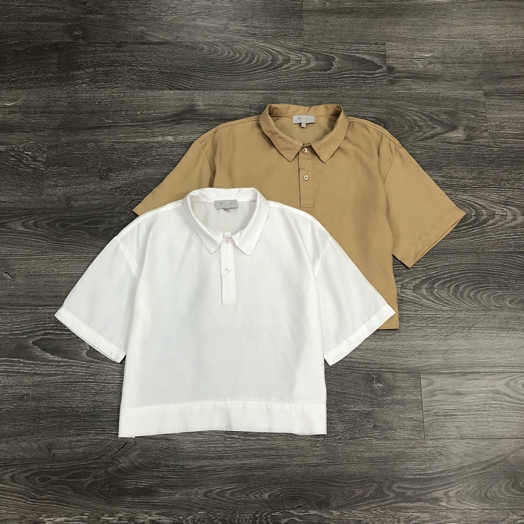 áo polo nữ tay ngắn form rộng