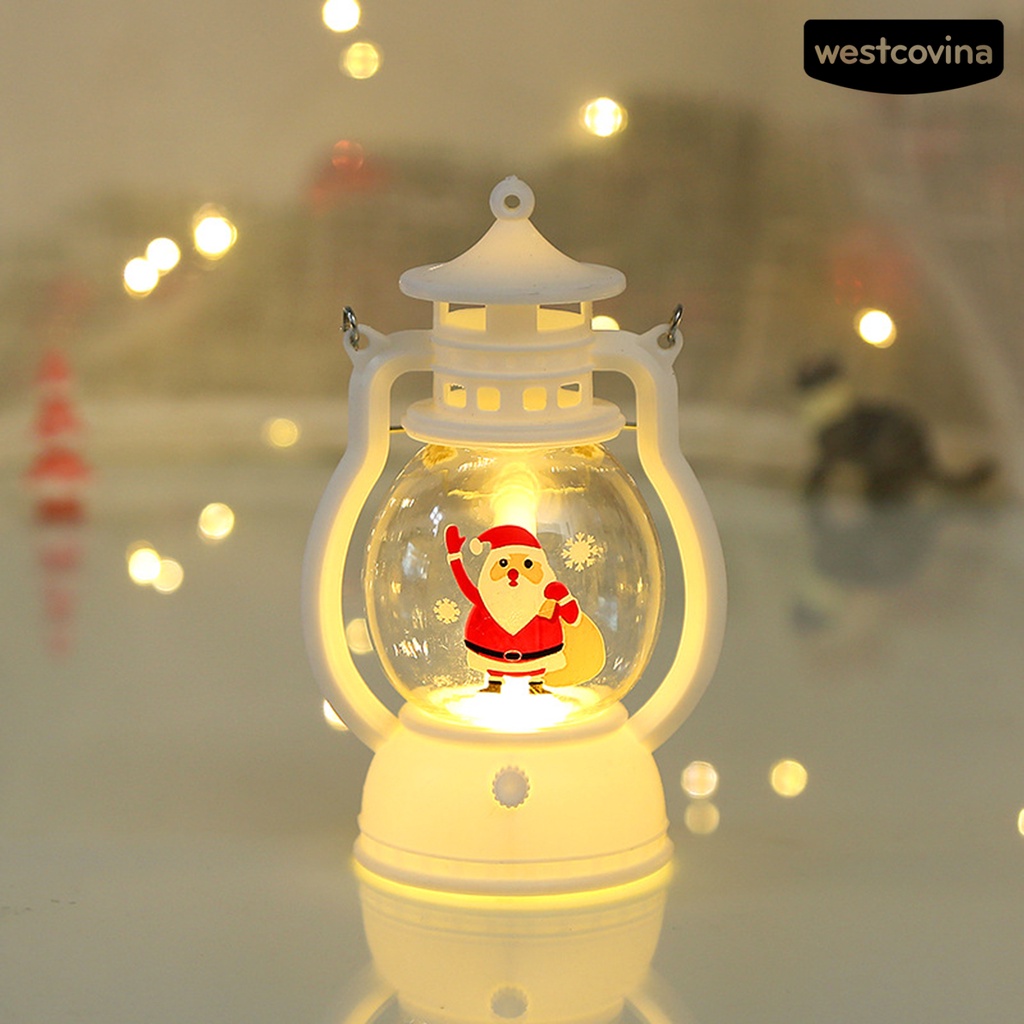 [Hot]☃Đèn Lồng LED Trang Trí Giáng Sinh Tiết Kiệm Năng Lượng