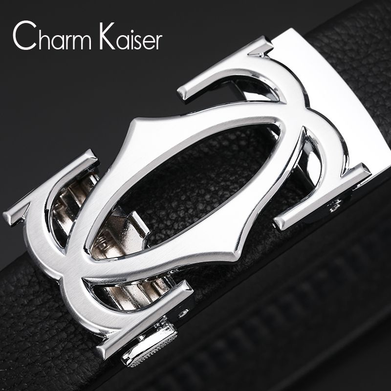 Thắt Lưng Da Thật Có Khóa Tự Động Thời Trang Cho Nam Mã 108