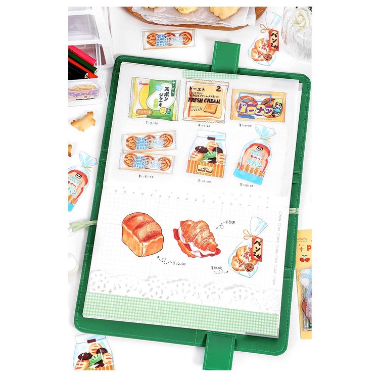 Bộ 20 sticker/hình dán Sweet Store họa tiết dễ thương