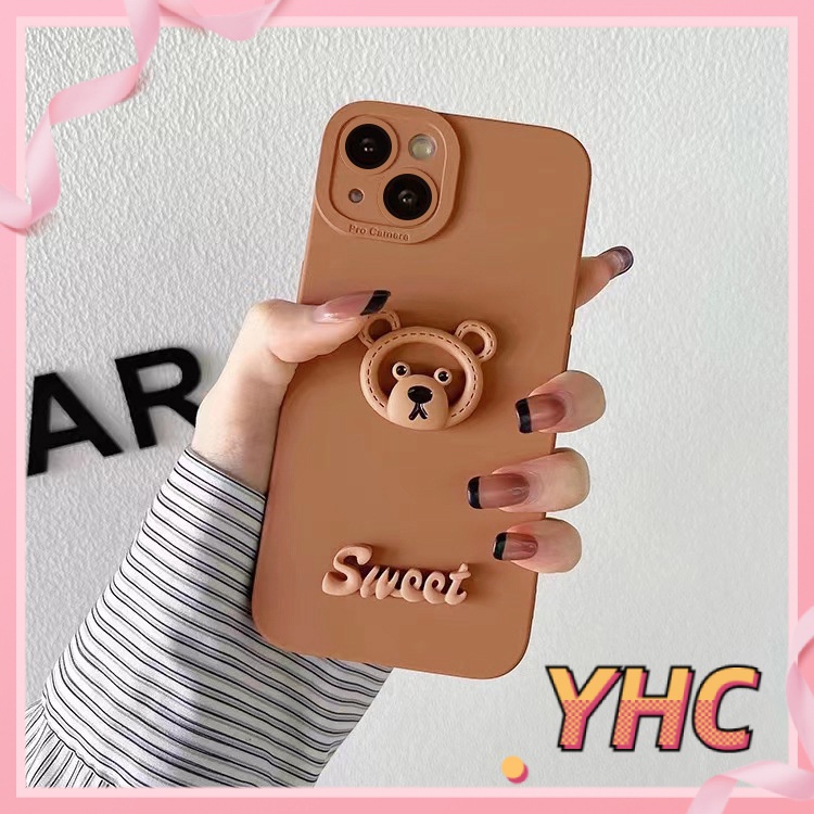 ốp iphone Hình Gấu 3D tương thích iPhone 6/S6/6S/6splus/7/7plus/8/8plus/X/xs/xr/xsmax/11/12/13/pro/Max-032