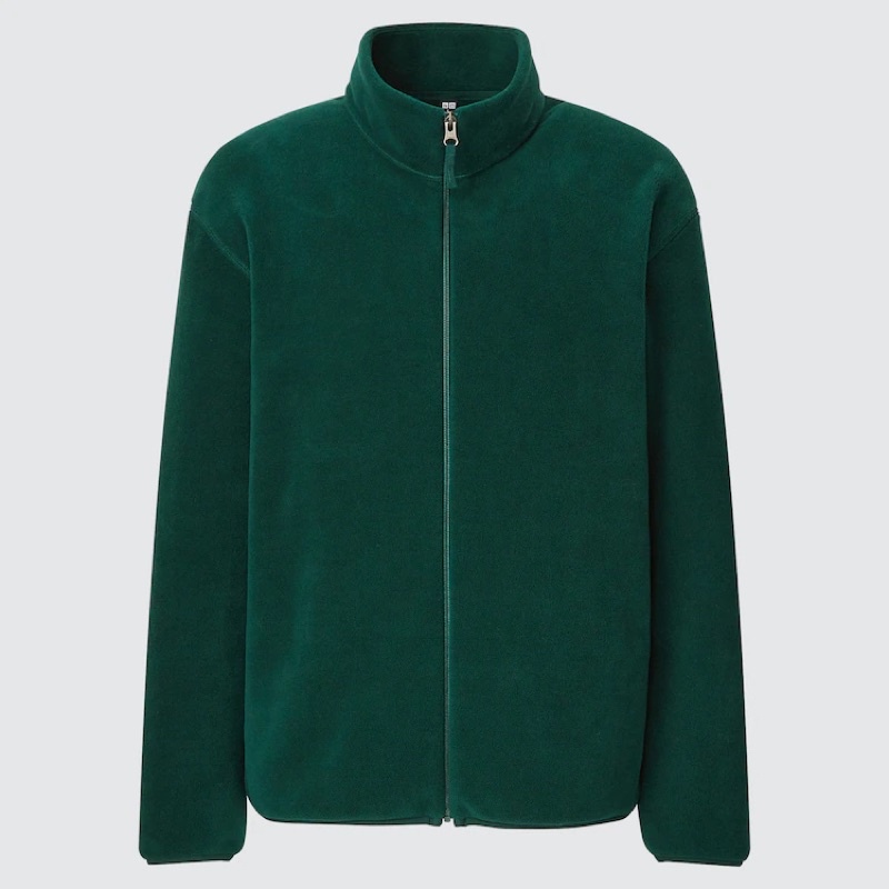 Áo khoác Nỉ zip lông cừu dài tay Uniqlo của Nam