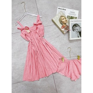 Đầm Ngủ Lụa Tơ Gân