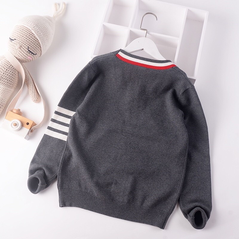 ÁO KHOÁC LEN CARDIGAN SIZE ĐẠI 3 MÀU CHO BÉ ĐẾN 60kg