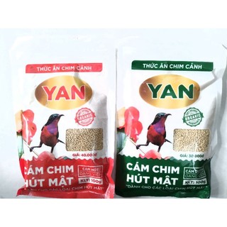  Cám chim hút mật YAN    cám dưỡng cám hót  100g 