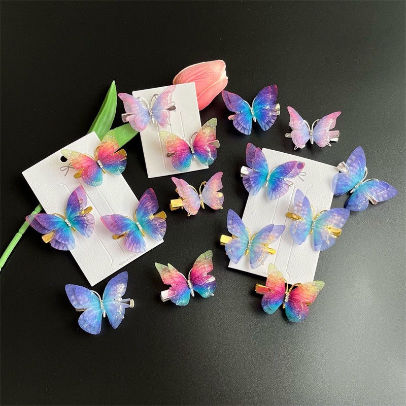 Kẹp Tóc Tiểu Thư Nhiều Màu sắc 3D Siêu Dễ Thương