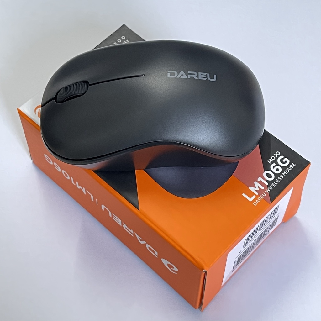 Chuột máy tính không dây Dareu LM106G nhiều màu - Hàng Chính Hãng - Bảo hành 24 tháng - Máy Tính Quốc Dũng