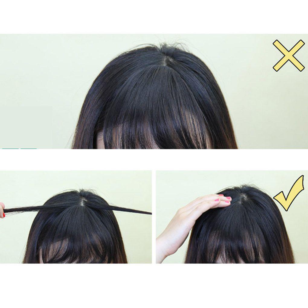 Bộ Tóc Giả Mini Trong Suốt Kèm Kẹp Dành Cho Nữ