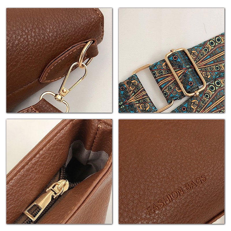 MISCHA Túi Đeo Chéo Hình Vuông Cỡ Nhỏ Thiết Kế Đơn Giản Thời Trang Mùa Thu Cho Nữ