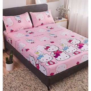 Hellokitty Vỏ Giường Ga Trải Giường Bông Giặt Giường Giường Giường Đơn Tấm Giường Nệm Vỏ Bọc Simmons Vỏ Bảo Vệ Vỏ Đệm Mỏng