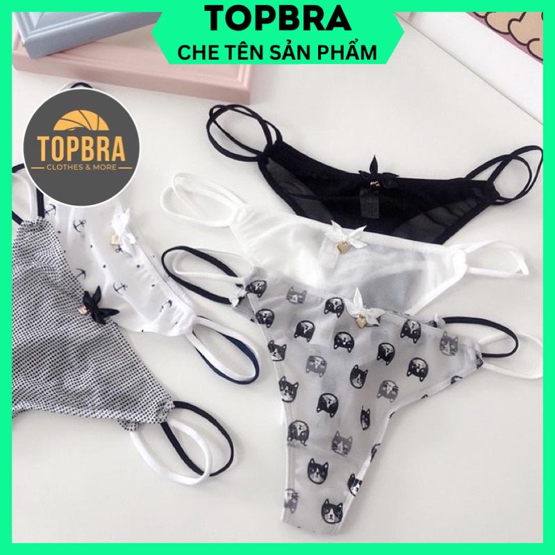 Quần Lót Lọt Khe TOPBRA Chất Ren Lưới Mát Quần Lót Sexy Dễ Thương