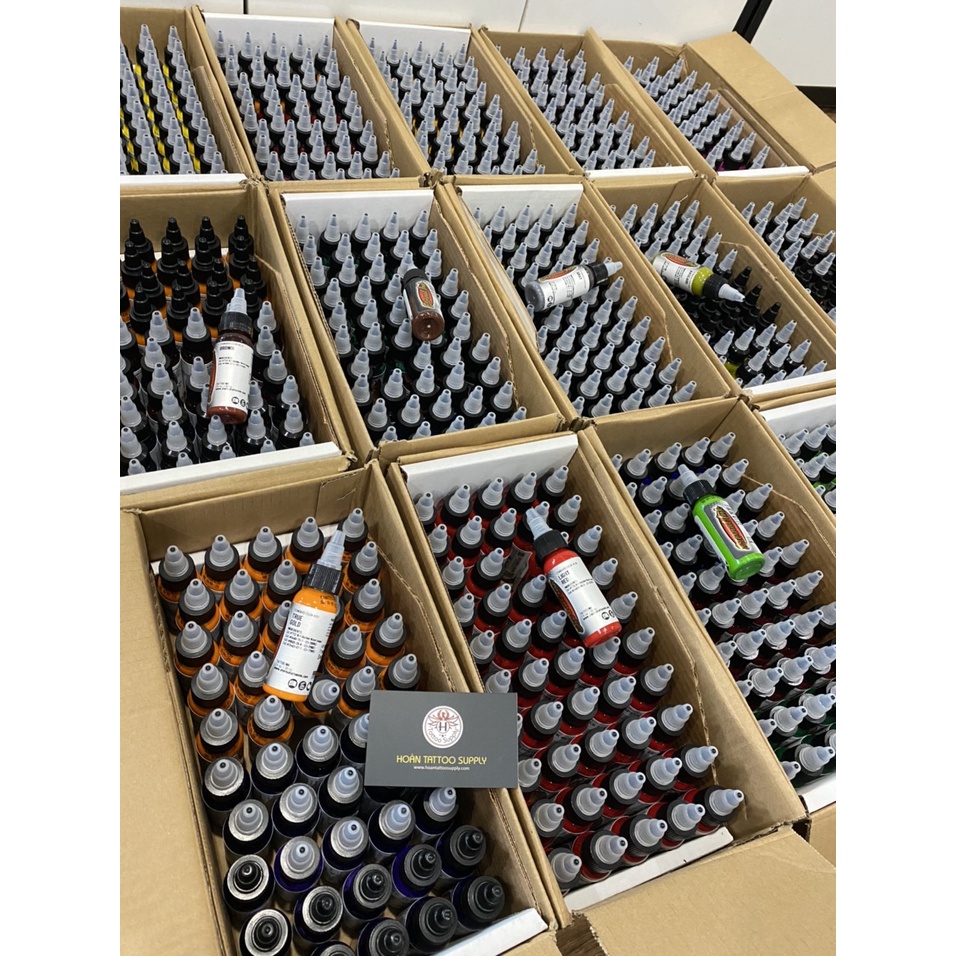 Mực xăm ETERNAL chính hãng, mực màu tattoo