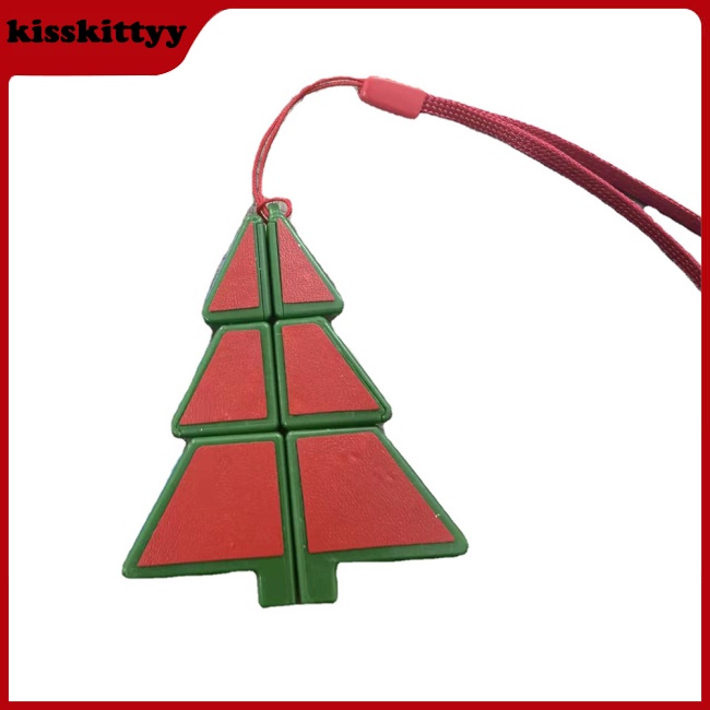 Khối Rubik Hình Cây Thông Noel Bằng Nhựa Vui Nhộn Cho Bé