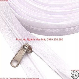 Dây khoá mét răng cước 3- bán lẻ 1 mét