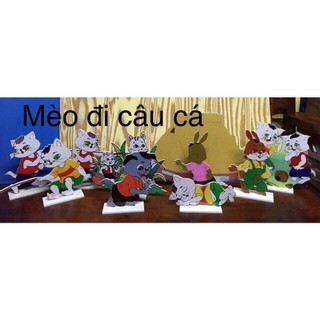 Mèo đi câu cá - Mô hình dạy thơ