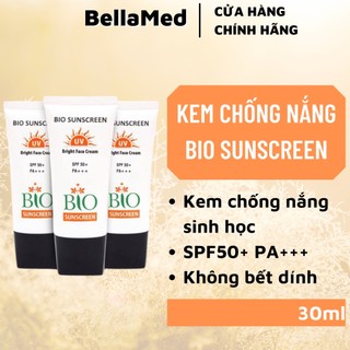 Kem chống nắng sinh học bio sunscreen spf 50+ pa+++ 30ml