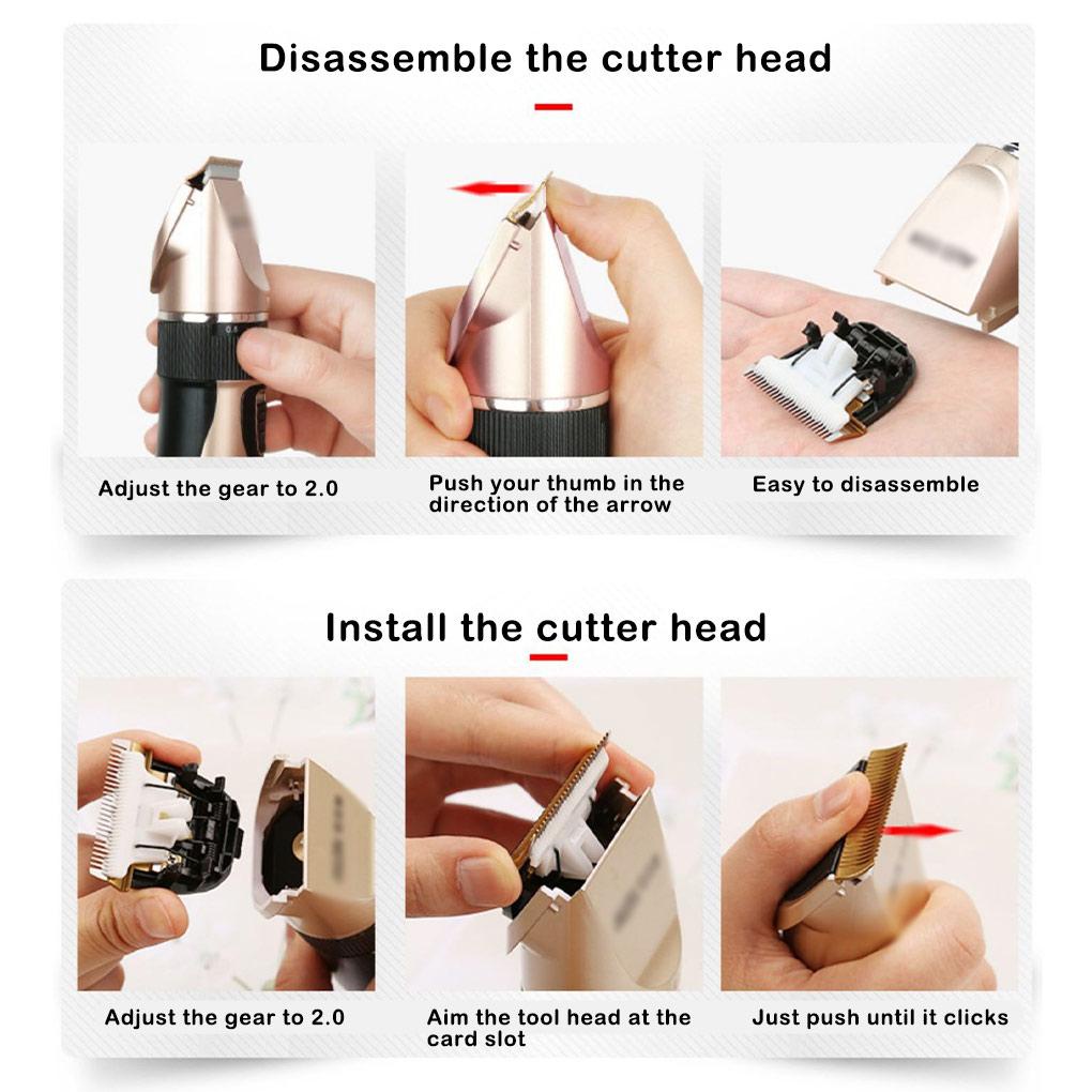 Đầu Tông Đơ Thay Thế Bằng Thép Không Gỉ Cho Máy Cắt Tóc Thú Cưng