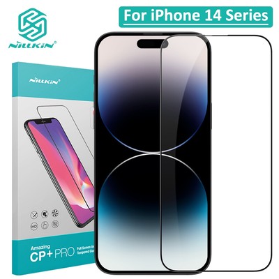 Kính cường lực toàn màn hình NILLKIN iPhone 14 Pro Max 14 Plus 14 Chống trầy xước Vân tay Chống chói CP + Pro 9H Bảo vệ màn hình chống cháy nổ