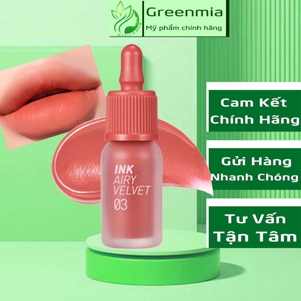Son Ink Airy Màu 03 Cartoon Carol Cam Nude Ấm Kem Lì Peripera Ink Airy Velvet Lip Tint Mới Nhất 4g [CHÍNH HÃNG]