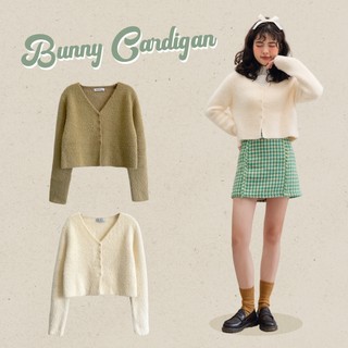 BLEUBIRD Áo len cardigan lông thỏ Bunny Cardigan