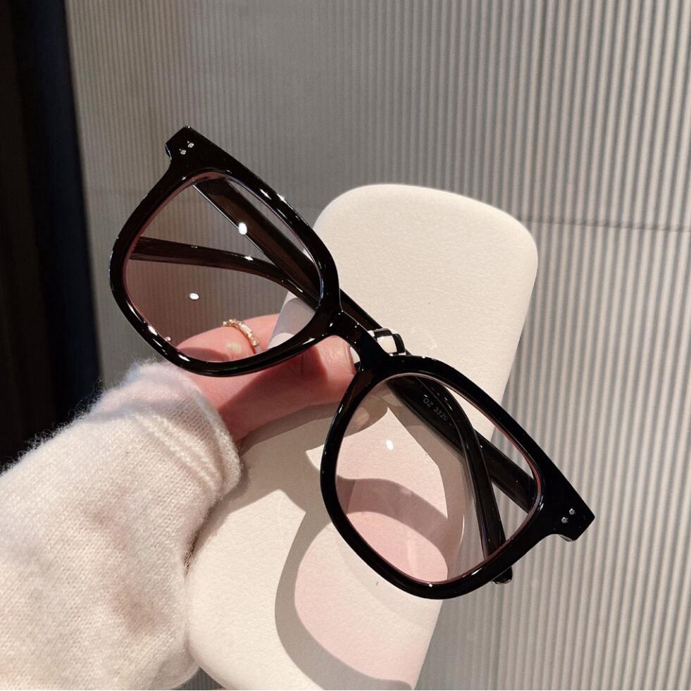 Kilii Kính Mát Gọng Kim Loại Tròng Màu Hồng gradient Thời Trang Cho Nữ