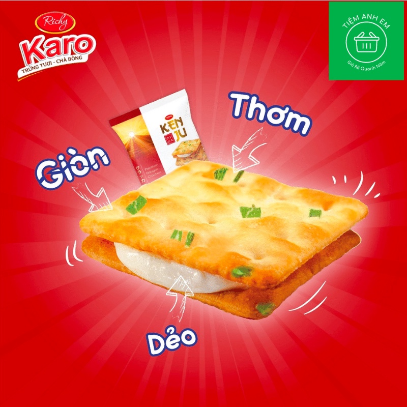 Bánh Kenju Nougat kem dẻo vị hành hộp 279g