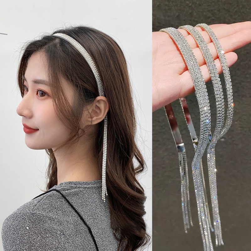 Kẹp Tóc Tua Rua Đính Đá Sang Trọng Cho Nữ