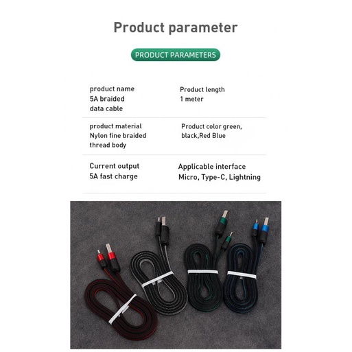 Dây Cáp Sạc Nhanh 5A 3 Trong 1 Cho iPhone 14 13 12 11 Huawei Xiaomi Samsung