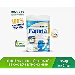 Sữa bột nutifood famna số 4 hộp 850gr .