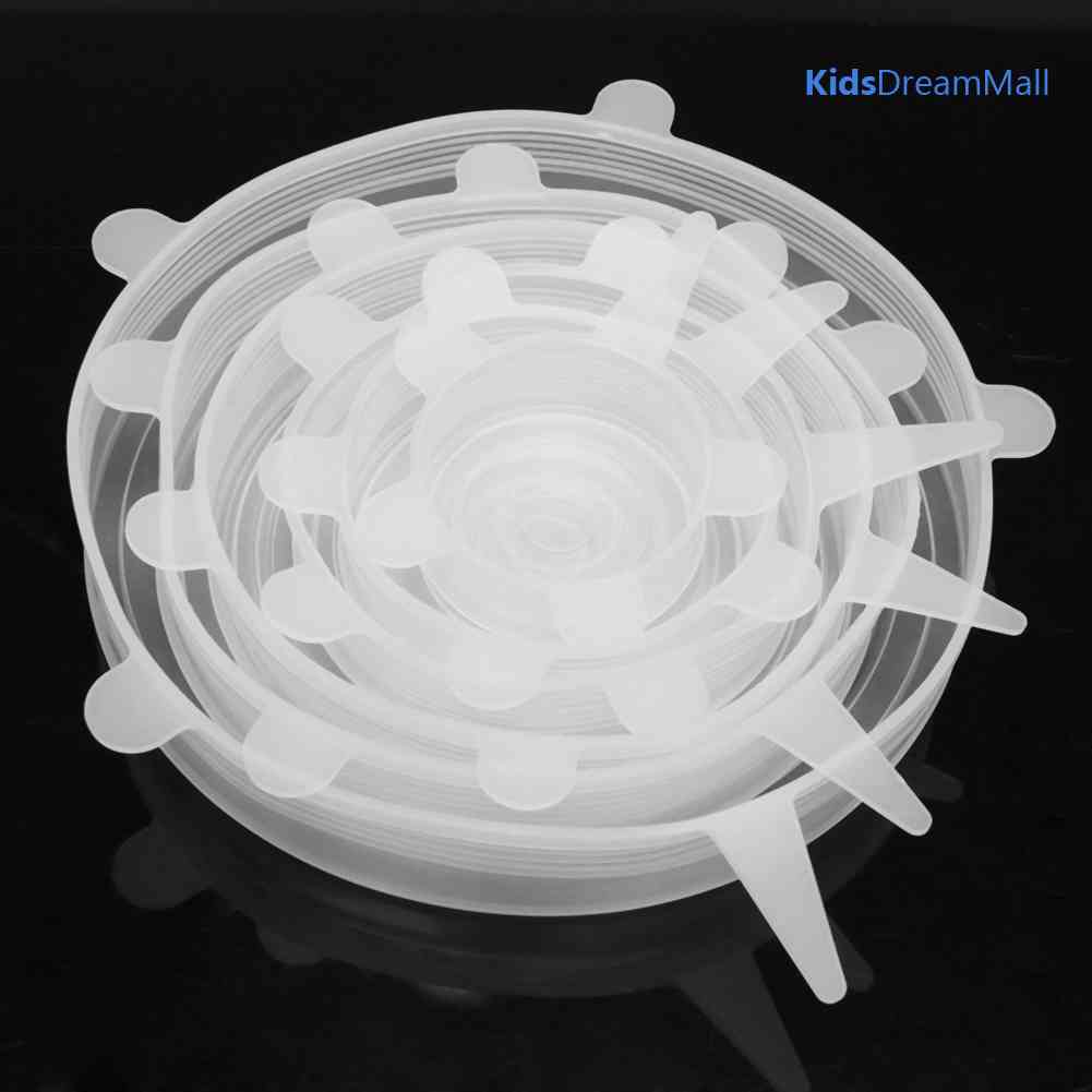 Nắp Silicone Chịu Nhiệt Dùng Nhiều Lần Để Đậy Tô Chén