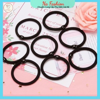 Dây buộc tóc đen trơn ❤️freeship❤️ chun cột co giãn siêu đẹp- buộc tóc