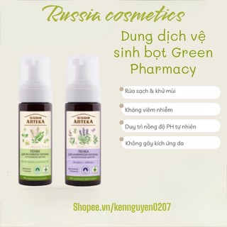 Dung dịch vệ sinh phụ nữa của nga anteka green pharmacy 150ml