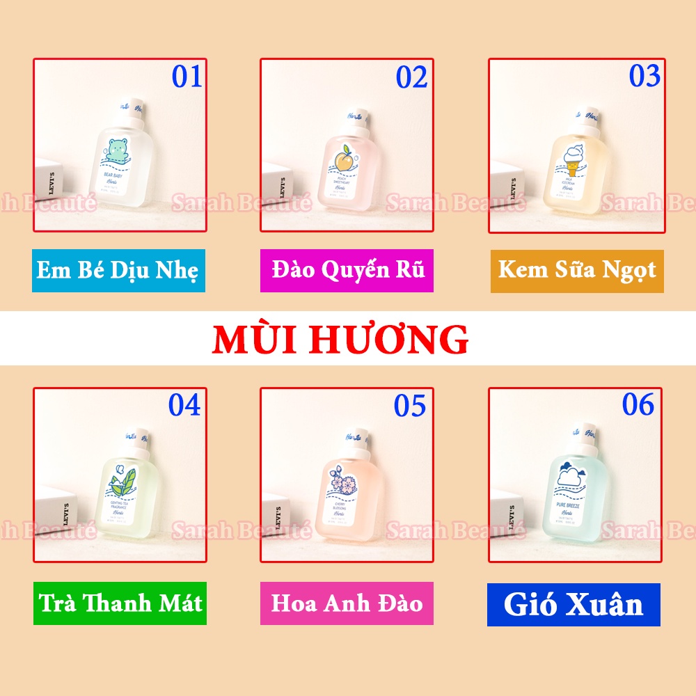Nước hoa nam nữ hương đào - nước hoa mùi nhẹ - nước hoa nu thơm lâu -  Sarah Beaute