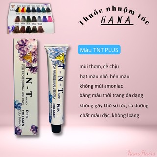 Thuốc nhuộm TNT, Màu nhuộm tóc TNT trực tiếp pha sẵn,hạt màu nhỏ, mùi thơm ,nhuộm thời trang TNT 100ml hottrend xu hướng