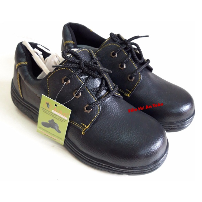 Giày bảo hộ ABC mũi sắt chỉ vàng - hàng chính hãng giá hot